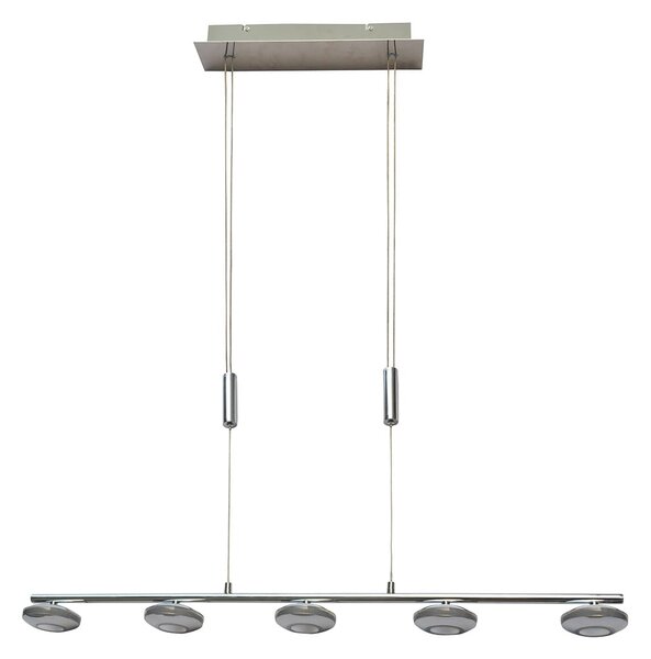 MARLEY nowoczesna lampa nad stół chrom LGED 25W 3000K HD-352ML-05-9051B CH