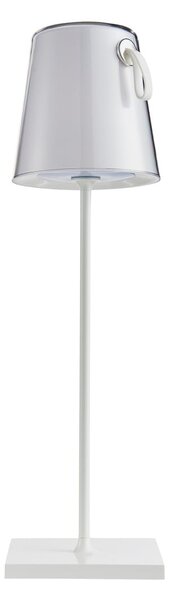 OSTAP lampa stołowa biała przenośna IP54 LED 5W 3000K + RGB TB-2749-WH