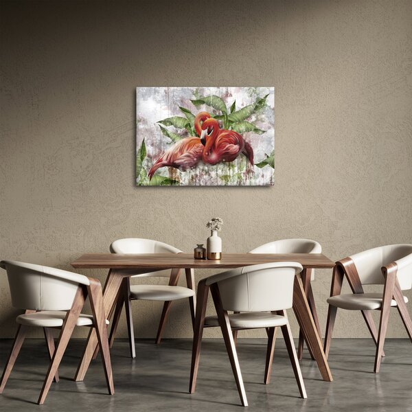 Obraz - Flamingi (70x50 cm)