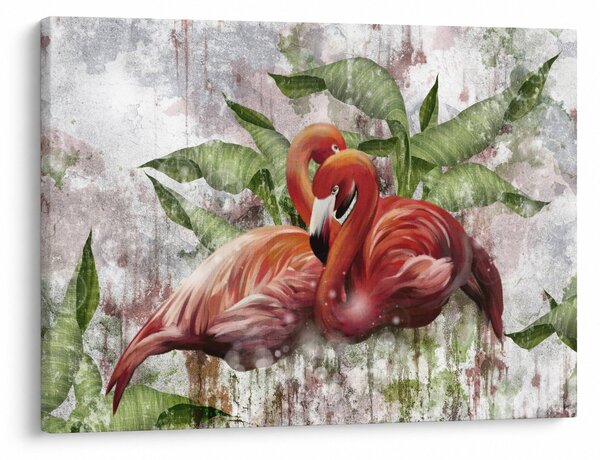 Obraz - Flamingi (70x50 cm)