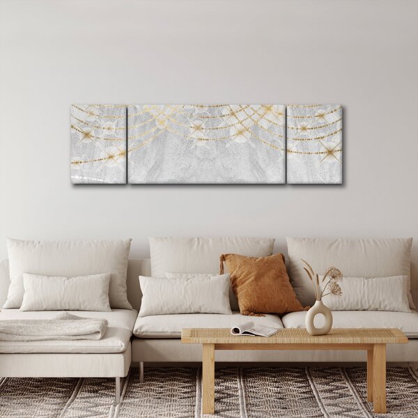 Obraz - Beton ze wzorem (170x50 cm)