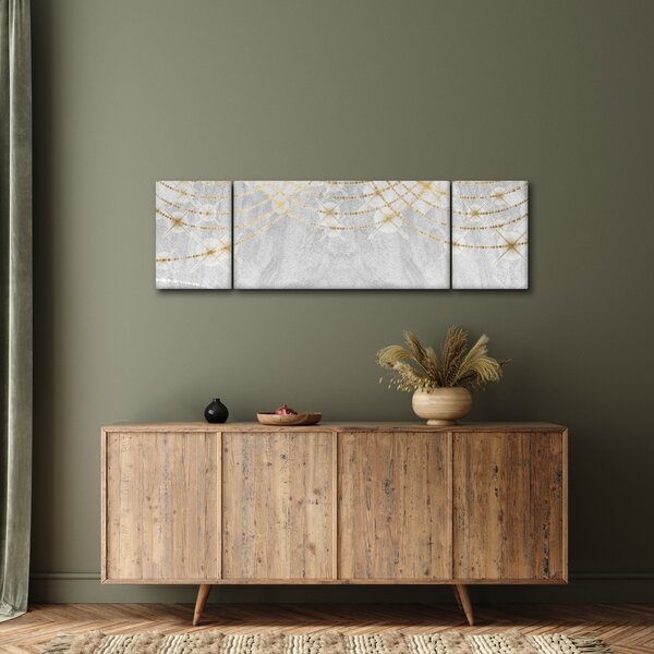 Obraz - Beton ze wzorem (170x50 cm)
