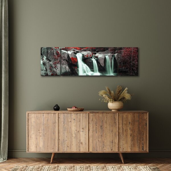 Obraz - Wodospady (170x50 cm)