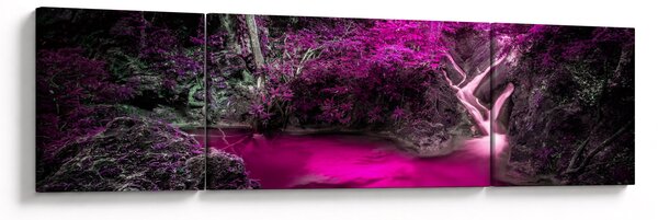 Obraz - Różowy las (170x50 cm)