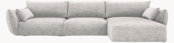 Sofa narożna z szenilu Matera (6-osobowa)