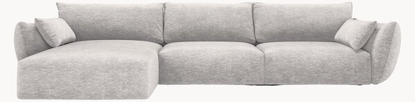 Sofa narożna z szenilu Matera (6-osobowa)