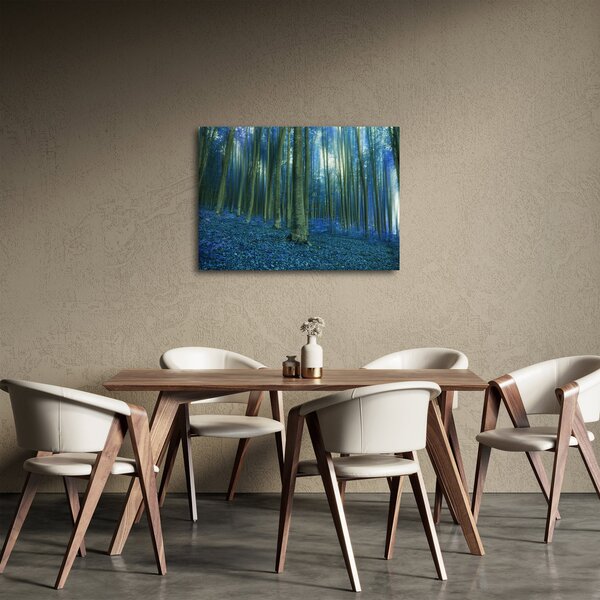 Obraz - Niebieski las (70x50 cm)