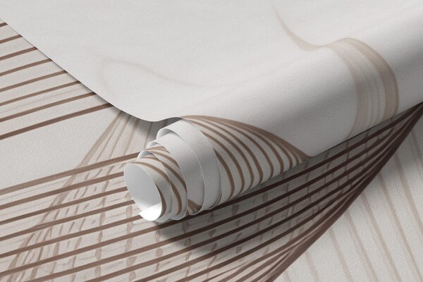 Fototapety Elegancka kompozycja botaniczna z dużymi, stylizowanymi liśćmi, Tapety Wyjątkowe, w09944 : Uwalls.pl