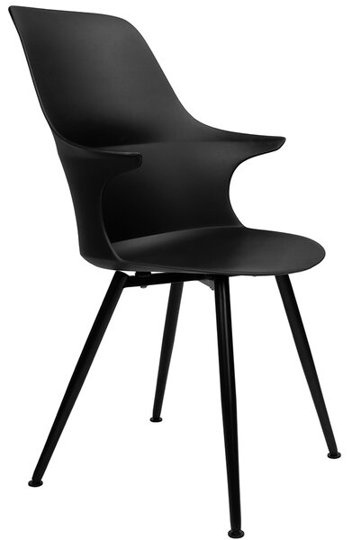 Designerskie krzesło z tworzywa do jadalni i kawiarni Brazo High