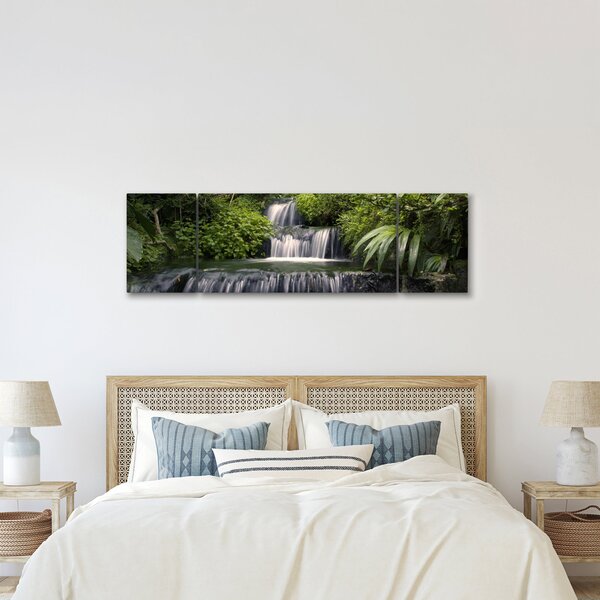 Obraz - Wodospady (170x50 cm)