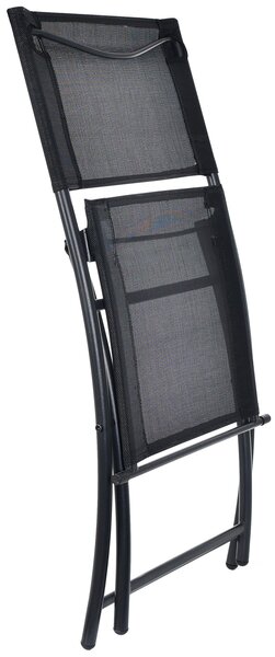 Czarny zestaw mebli na balkon M4-R20