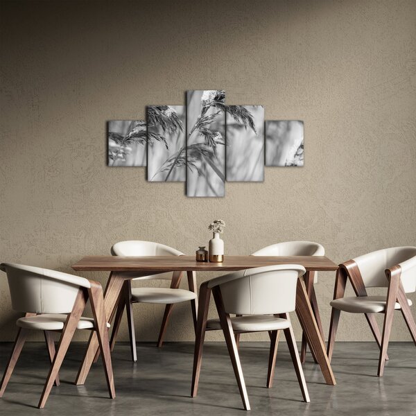 Obraz - Lipnice, czarno - biały (125x70 cm)