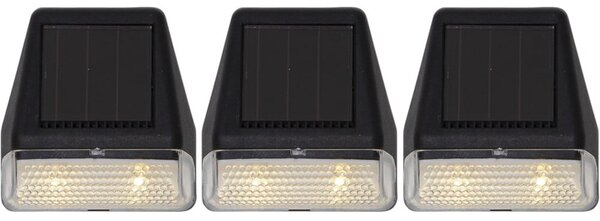 Zestaw 2 kinkietów solarnych LED Star Trading Wally, wys. 7,5 cm