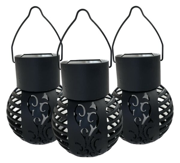 Solarne lampy zewnętrzne zestaw 3 szt. (wysokość 9 cm) – Garden Pleasure