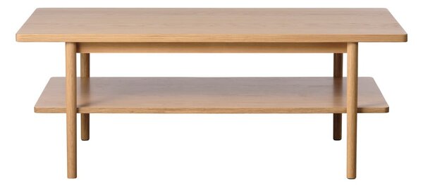 Stolik z blatem w dekorze dębu 60x120 cm Ponza – Unique Furniture