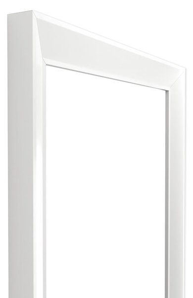 Lustro ścienne w białej ramie Styler Parisienne, 47x147 cm