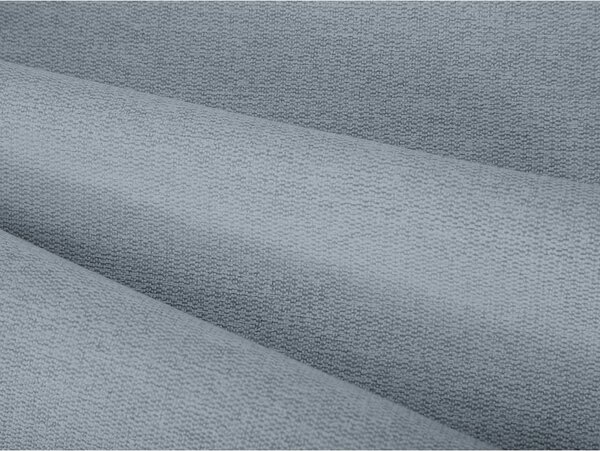 Jasnoniebieskie tapicerowane łóżko dwuosobowe ze schowkiem i stelażem 160x200 cm Casey – Mazzini Beds