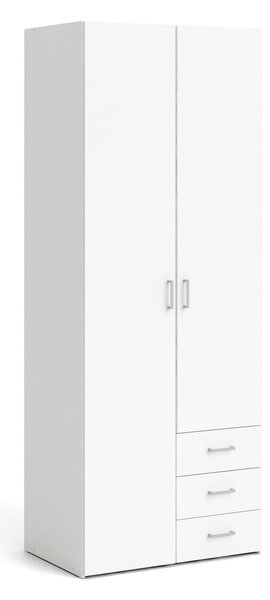 Biała szafa 78x200 cm Space – Tvilum