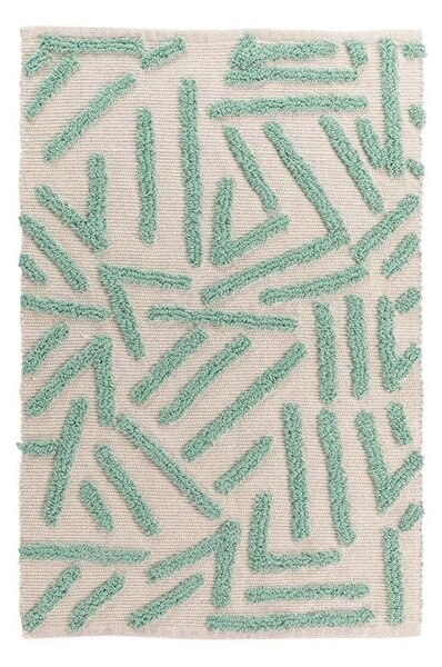 Miętowo-kremowy dywan odpowiedni do prania 60x90 cm Athena – douceur d'intérieur