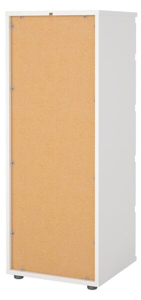 Biała wysoka komoda 40x107 cm Nova – Tvilum