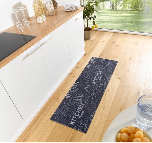 Czarny chodnik 50x150 cm Wild Kitchen Board – Hanse Home