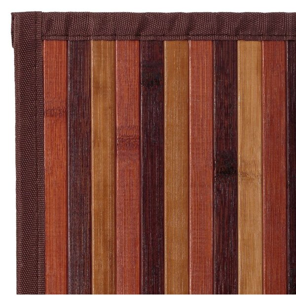 Musztardowo-brązowy bambusowy chodnik 60x200 cm – Casa Selección