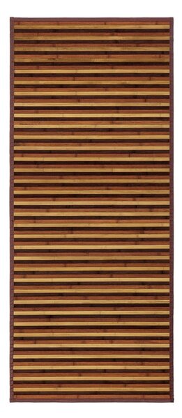 Musztardowo-brązowy bambusowy chodnik 75x175 cm – Casa Selección