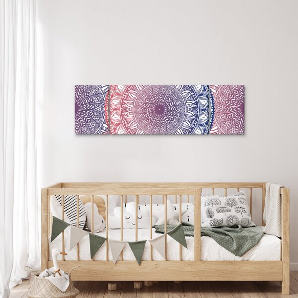 Obraz z mandali (170x50 cm)