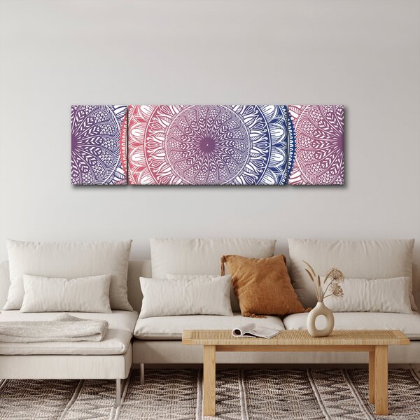 Obraz z mandali (170x50 cm)