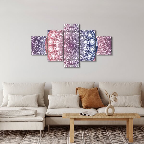 Obraz z mandali (125x70 cm)
