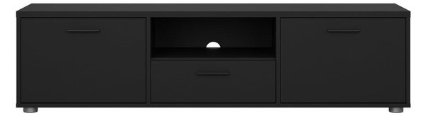 Czarna szafka pod TV 147x38 cm Media – Tvilum