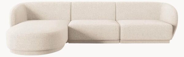Narożna sofa modułowa z szenilu Lionel (4-osobowa)