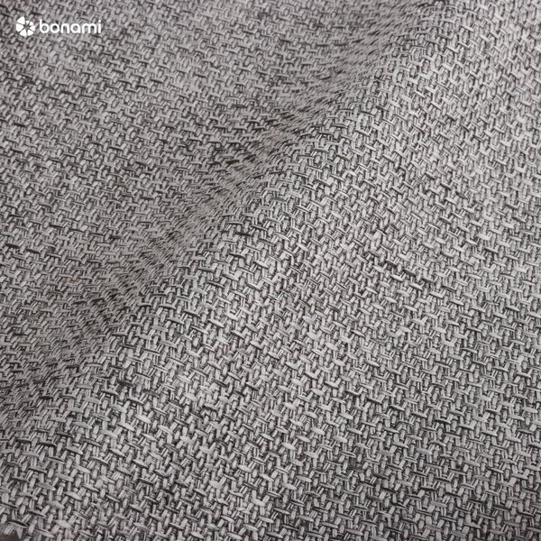 Szare tapicerowane łóżko dwuosobowe ze schowkiem ze stelażem 160x200 cm Lotte – Meise Möbel