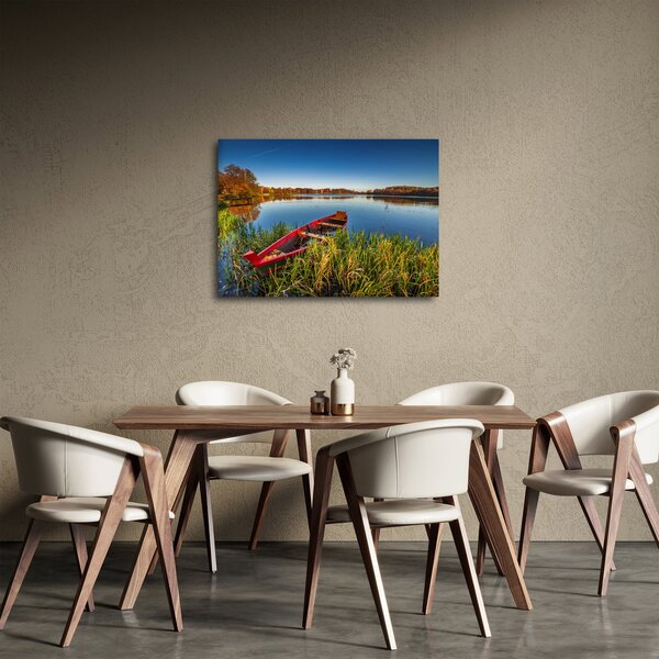 Obraz czerwonej kropki (70x50 cm)