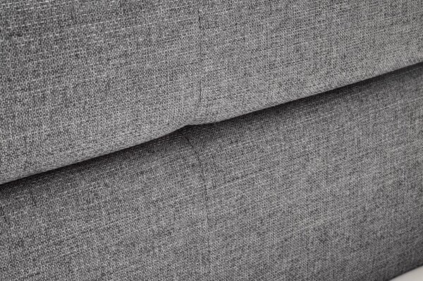 Szare tapicerowane łóżko dwuosobowe ze schowkiem ze stelażem 160x200 cm Lotte – Meise Möbel
