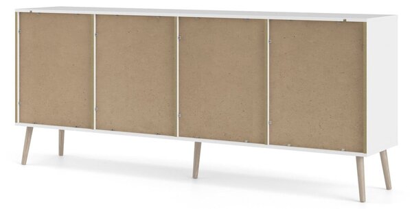 Biała komoda 196x82x39 cm Oslo – Tvilum