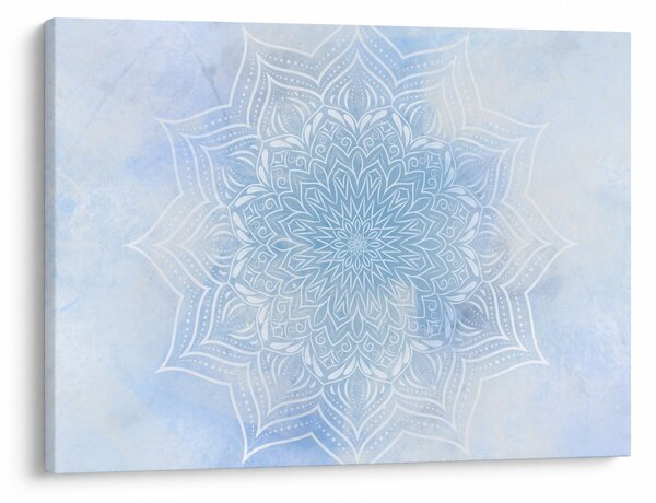 Obraz - Zimowa mandala (70x50 cm)