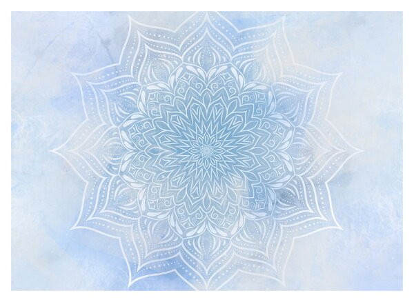 Obraz - Zimowa mandala (70x50 cm)