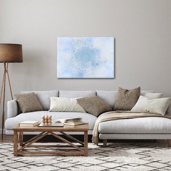 Obraz - Zimowa mandala (70x50 cm)