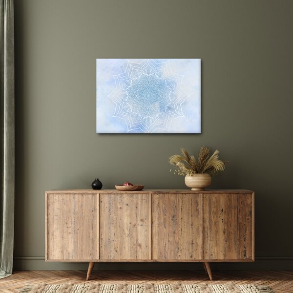 Obraz - Zimowa mandala (70x50 cm)