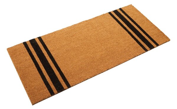 Wycieraczka z włókna kokosowego 55x125 cm Black Stripe – Premier Housewares