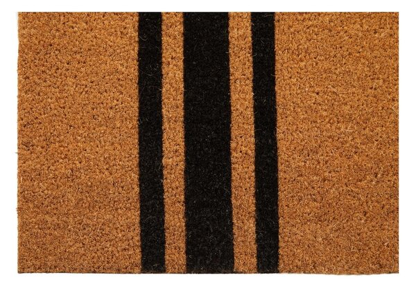Wycieraczka z włókna kokosowego 55x125 cm Black Stripe – Premier Housewares
