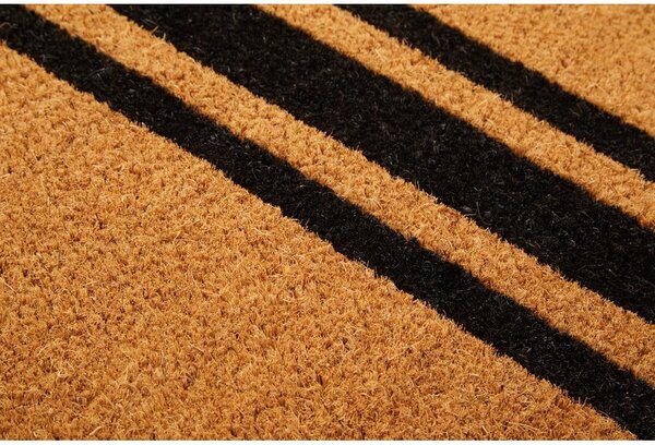 Wycieraczka z włókna kokosowego 55x125 cm Black Stripe – Premier Housewares