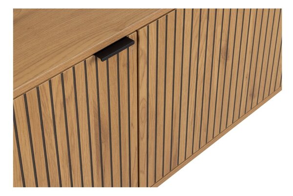 Niska komoda w dekorze dębu 180x70 cm Jaipur – Actona