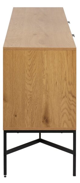 Niska komoda w dekorze dębu 180x70 cm Jaipur – Actona