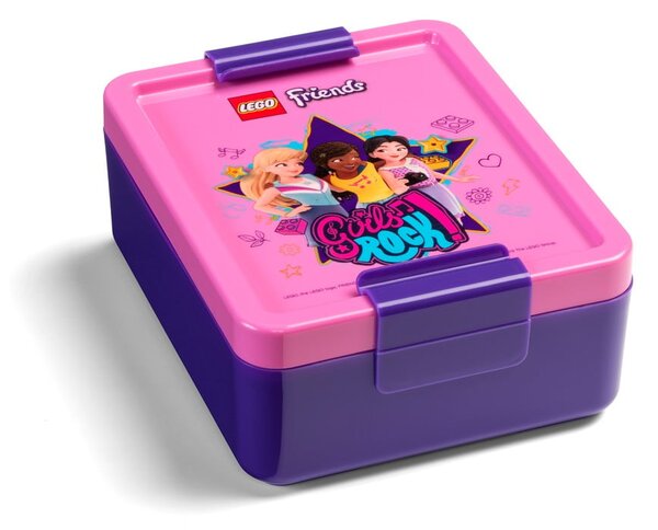 Komplet butelki na wodę i pudełka na przekąski LEGO® Friends Girls Rock
