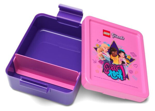 Komplet butelki na wodę i pudełka na przekąski LEGO® Friends Girls Rock