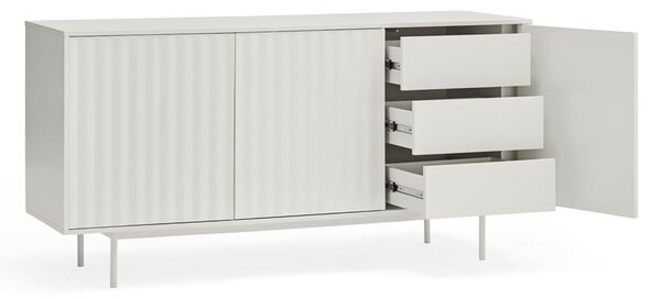 Biała niska komoda 159x80 cm Sierra – Teulat
