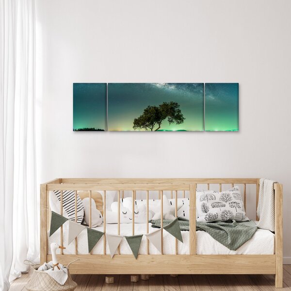 Obraz nocnego nieba (170x50 cm)