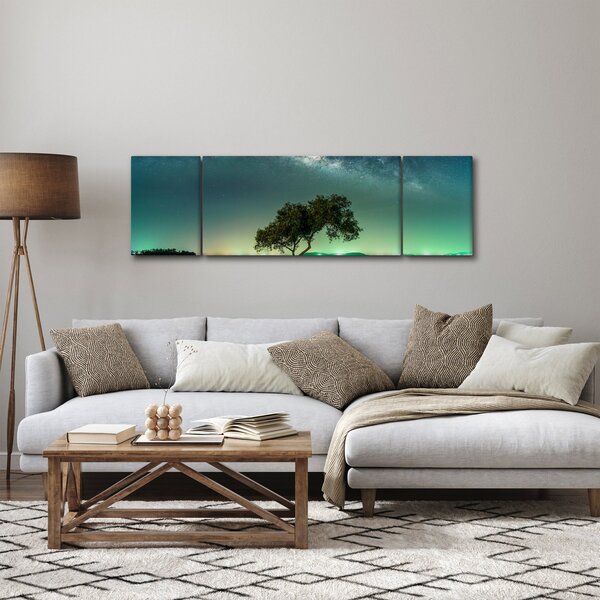 Obraz nocnego nieba (170x50 cm)
